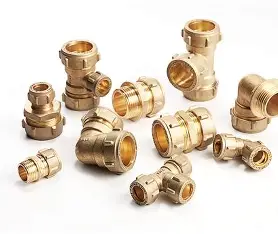 Brass plumbing fittings assortment